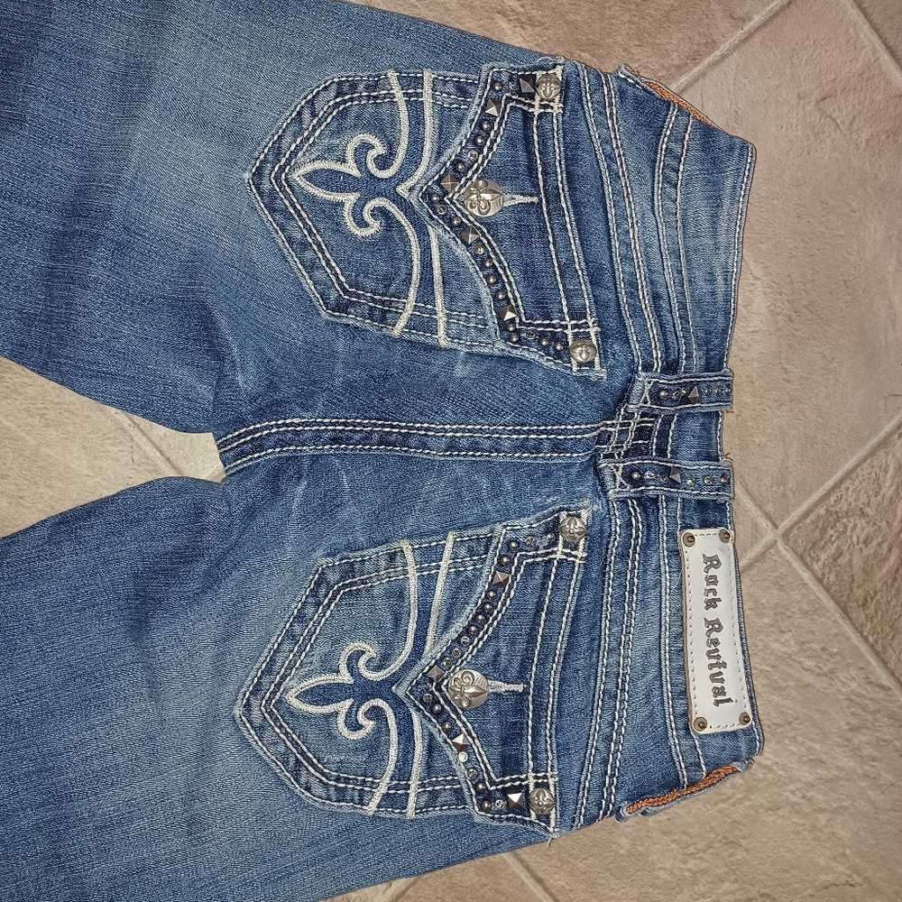 Women's Rock Revival Heather Boot Jeans